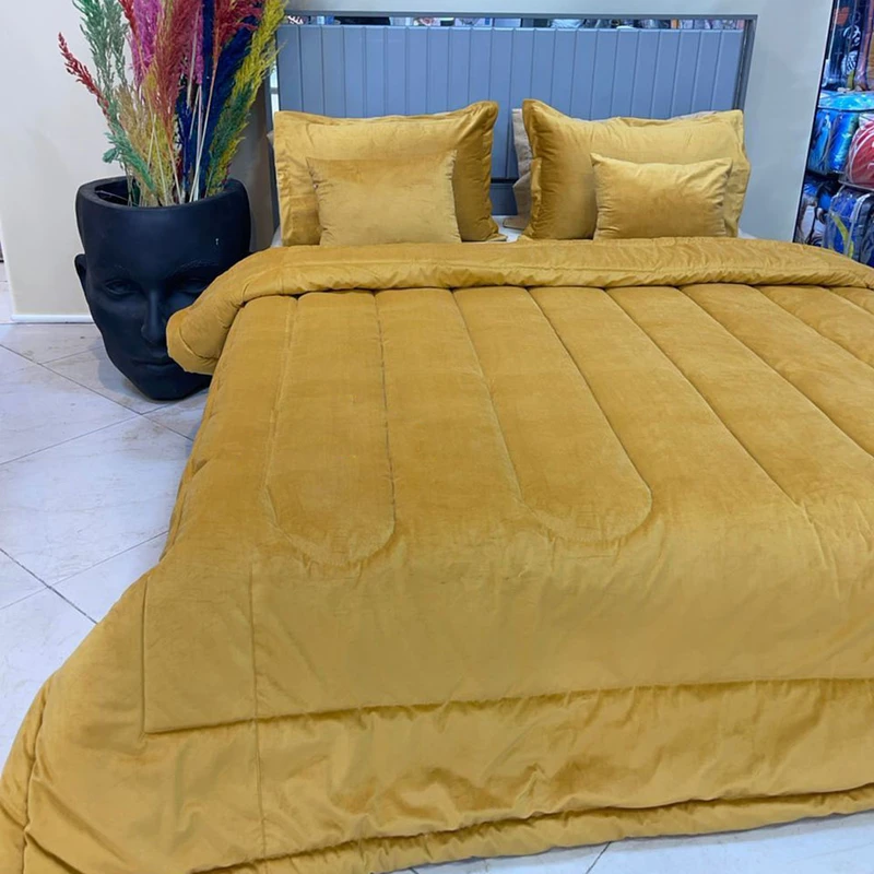 سرویس روتختی مدل مخمل کالیفرنیا 2 نفره 8 تکه