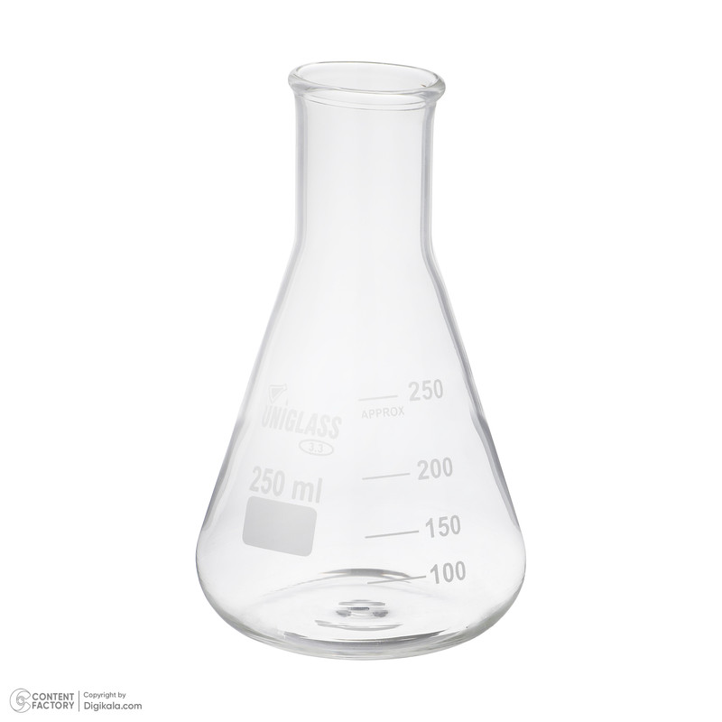 ارلن آزمایشگاه یونی گلس مدل boro ظرفیت 250 میلی لیتر بسته 2 عددی