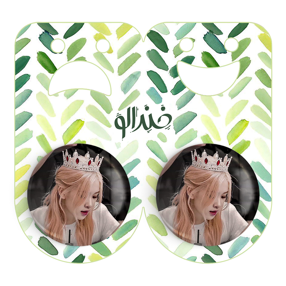 پیکسل خندالو مدل رزی بلک پینک کد 14368 به همراه مگنت