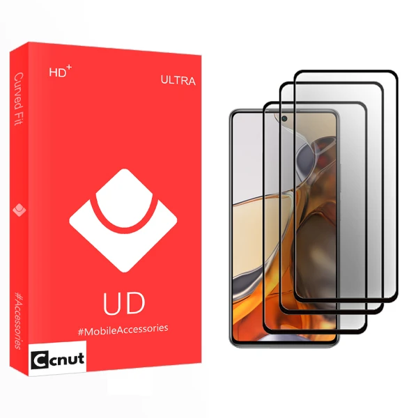 محافظ صفحه نمایش سرامیکی کوکونات مدل UD Ultra مناسب برای گوشی موبایل شیائومی 11T Pro 5G 2107113SG بسته سه عددی