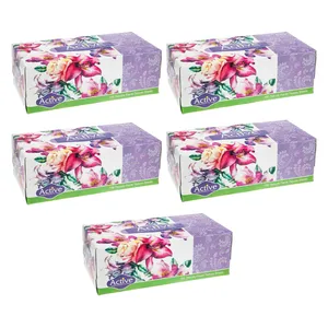 دستمال کاغذی 150 برگ اکتیو مدل A3M9007 بسته 5 عددی