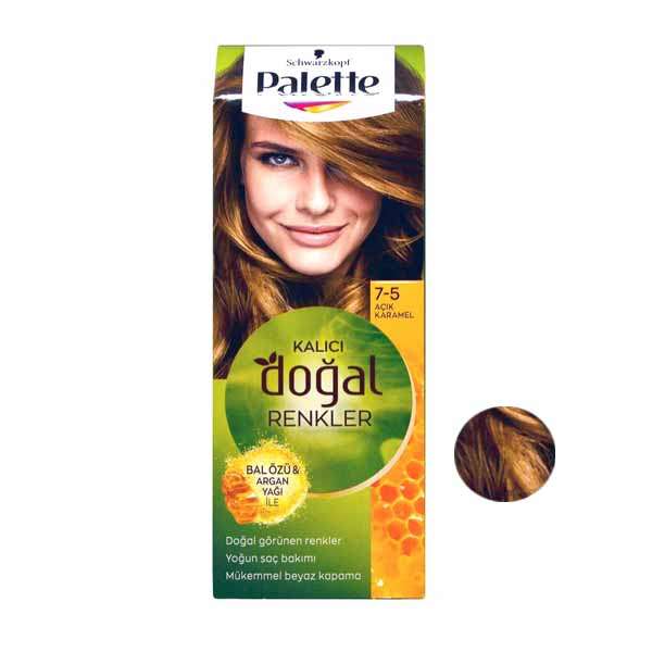 کیت رنگ مو پلت سری DOGAL شماره 5-7 حجم 50 میلی لیتر رنگ کاراملی روشن