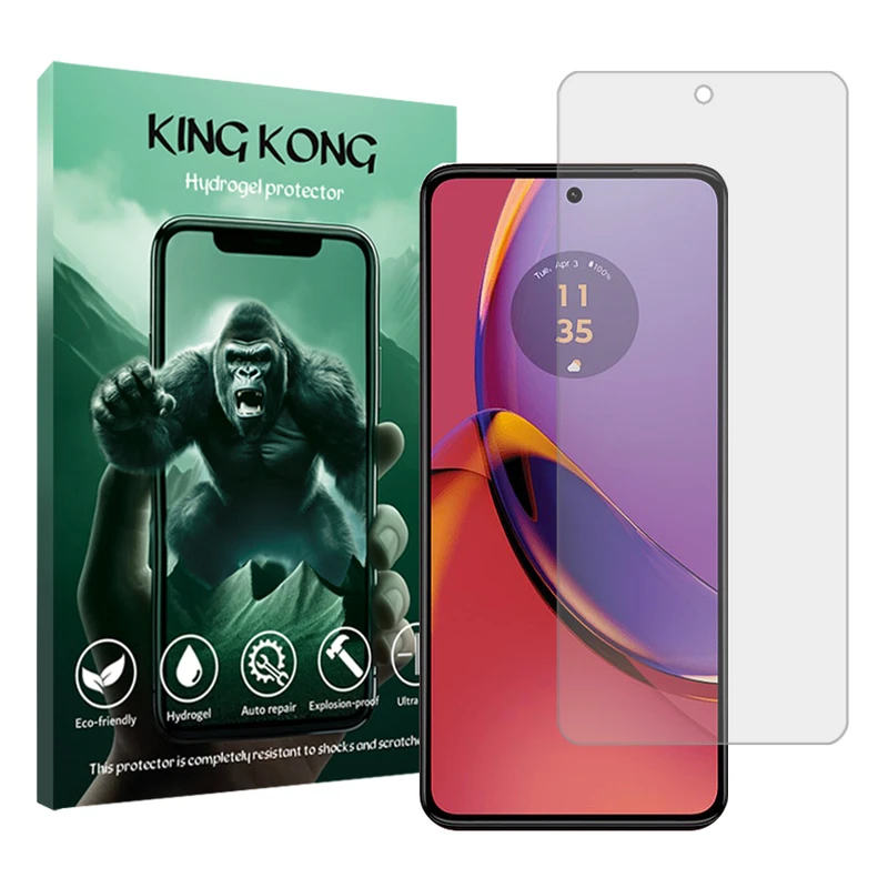 محافظ صفحه نمایش شفاف کینگ کونگ مدل Tough مناسب برای گوشی موبایل موتورولا Moto G84