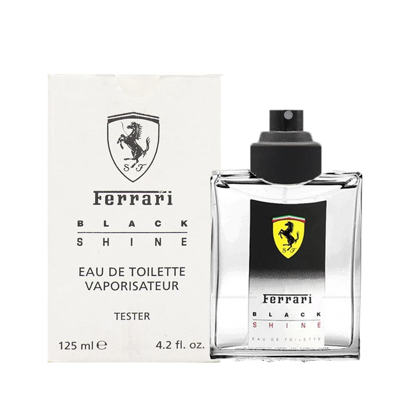 تستر ادو تویلت مردانه فراری مدل BLACK SHINE با رایحه معتدل حجم 125 میلی لیتر