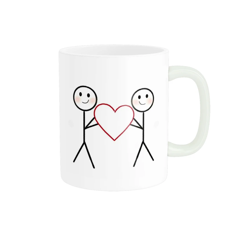 ماگ پادآفرین مدل عاشقانه کیوت و بامزه کد p3789