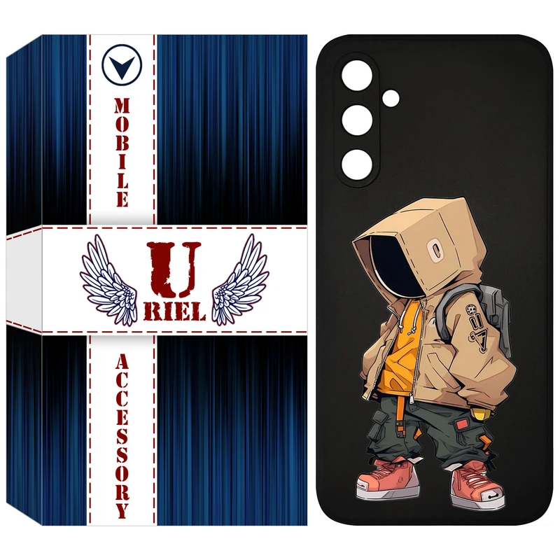 کاور یوریل قاب مدل KSH کد 39 طرح پسر مناسب برای گوشی موبایل سامسونگ Galaxy A34