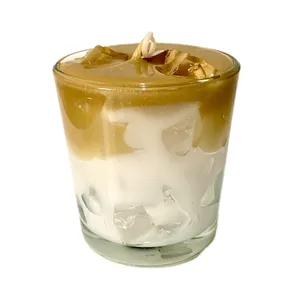 شمع لیوانی طرح آیس کافی مدل T1047