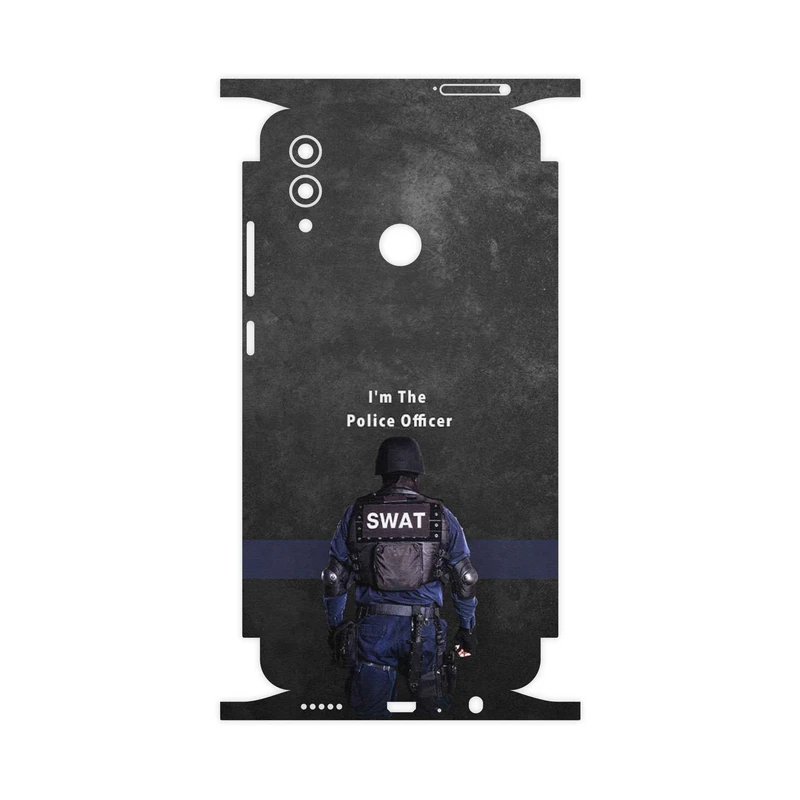 برچسب پوششی ماهوت مدل Police Officer-FullSkin مناسب برای گوشی موبایل آنر 10 Lite