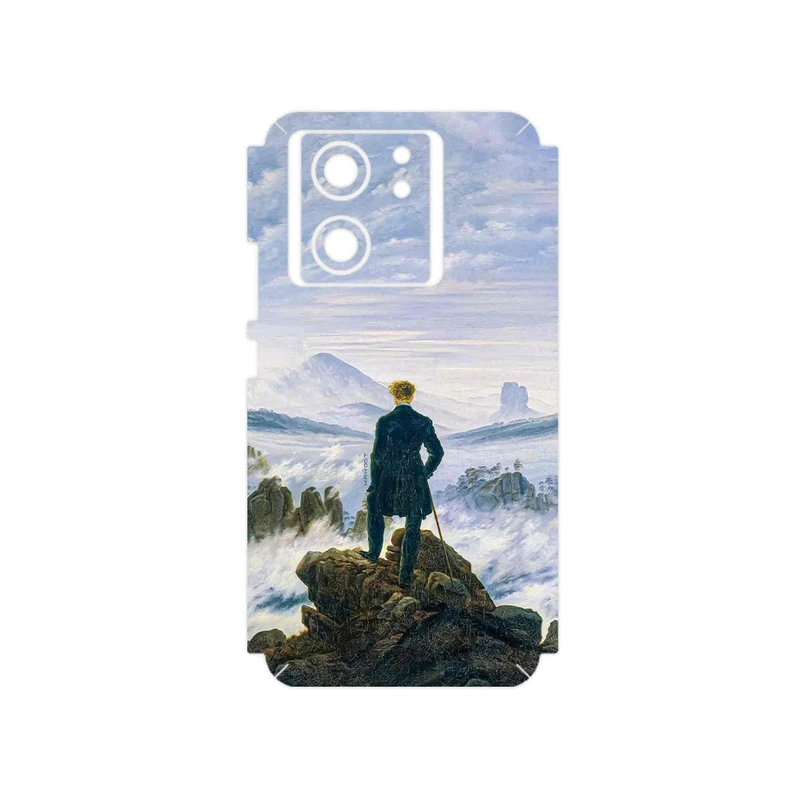 برچسب پوششی ماهوت مدل Wanderer above the Sea of Fog مناسب برای گوشی موبایل شیائومی 13T Pro