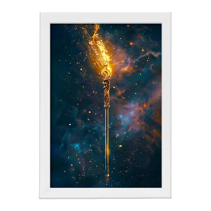 تابلو خندالو مدل عصای هری پاتر (Harry Potter) کد F10003