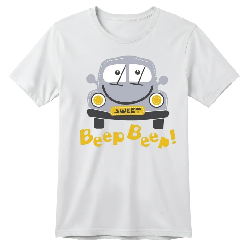 تی‌شرت آستین کوتاه بچگانه مدل ماشین کد p2 