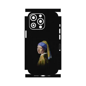 MAHOOT Girl with a Pearl Earring of Vermeer-FullSkin Cover Sticker for Apple iphone 13 Pro