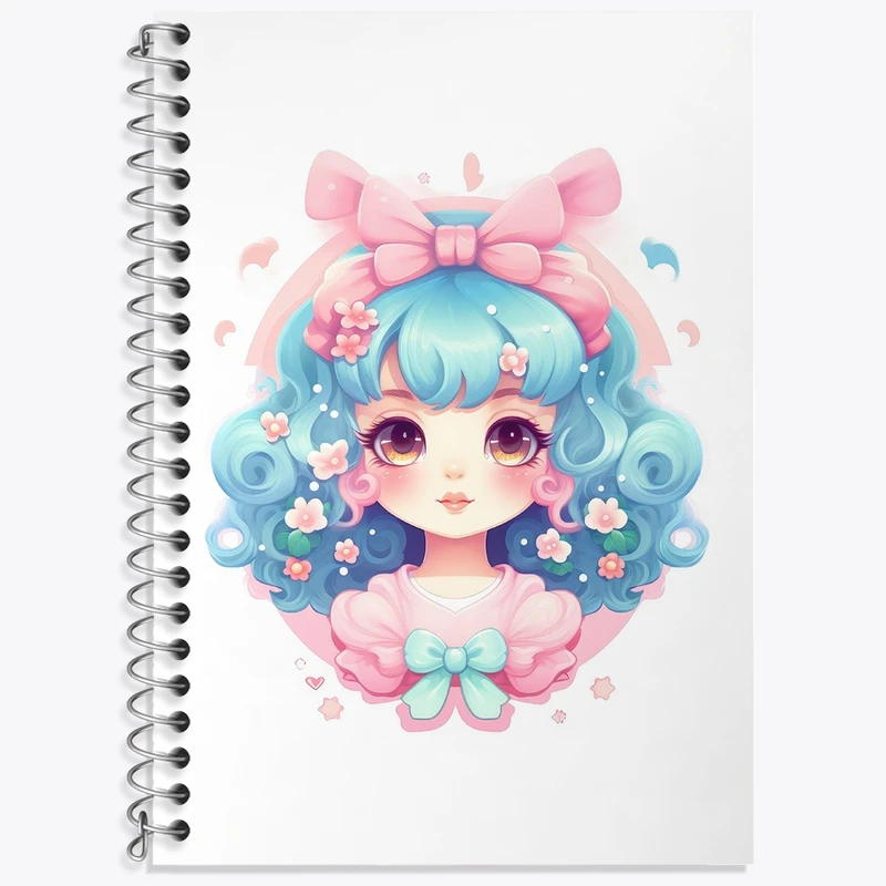 دفتر لغت 50 برگ خندالو طرح دخترانه (Girlish) کد 36894