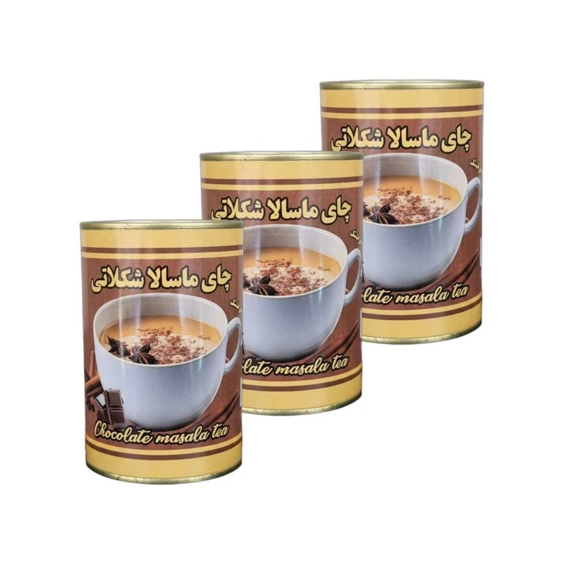 چای ماسالا شکلاتی - 200 گرم بسته 3 عددی