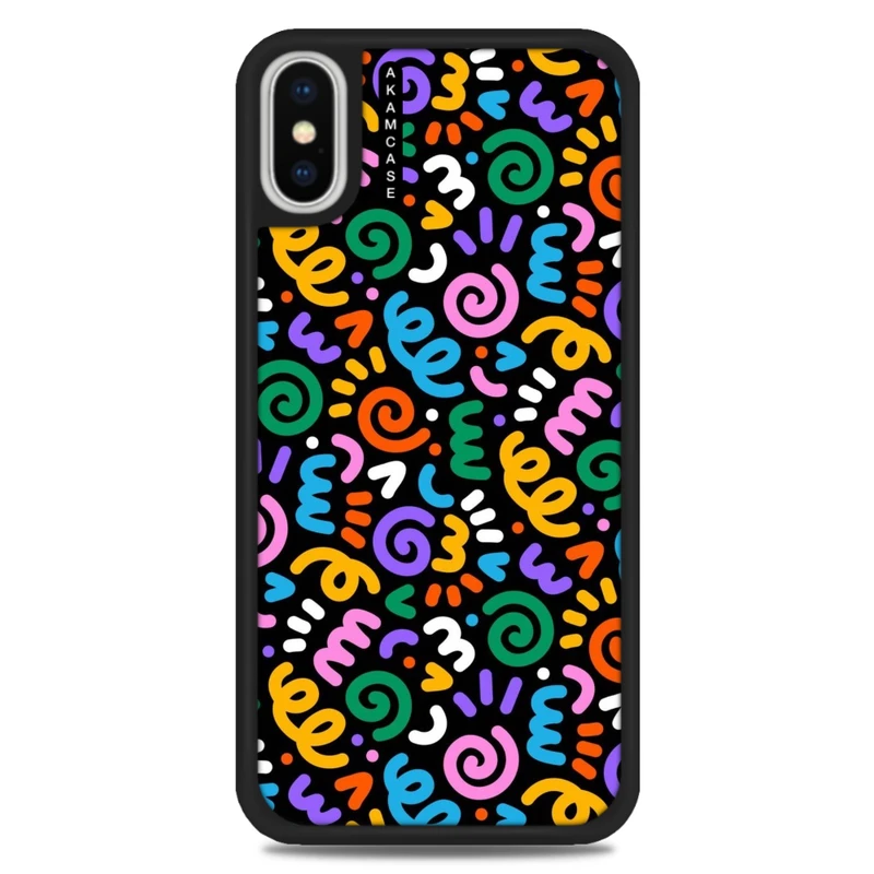 کاور آکام مدل AMC-WAX-DOODLE13 مناسب برای گوشی موبایل اپل iPhone X/Xs