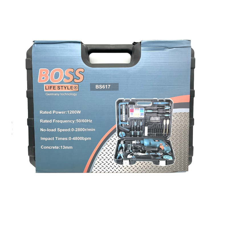 مجموعه 48 عددی دریل چکشی باس مدل BS617 مجموعه 48 عددی دریل چکشی باس مدل BS617