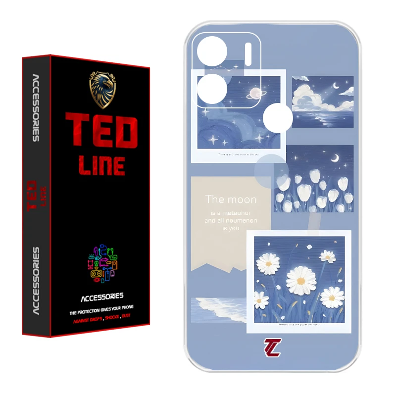 کاور تدلاین طرح بابونه کد 1203 مناسب برای گوشی موبایل شیائومی Redmi A1 Plus / A2 Plus / Poco C51