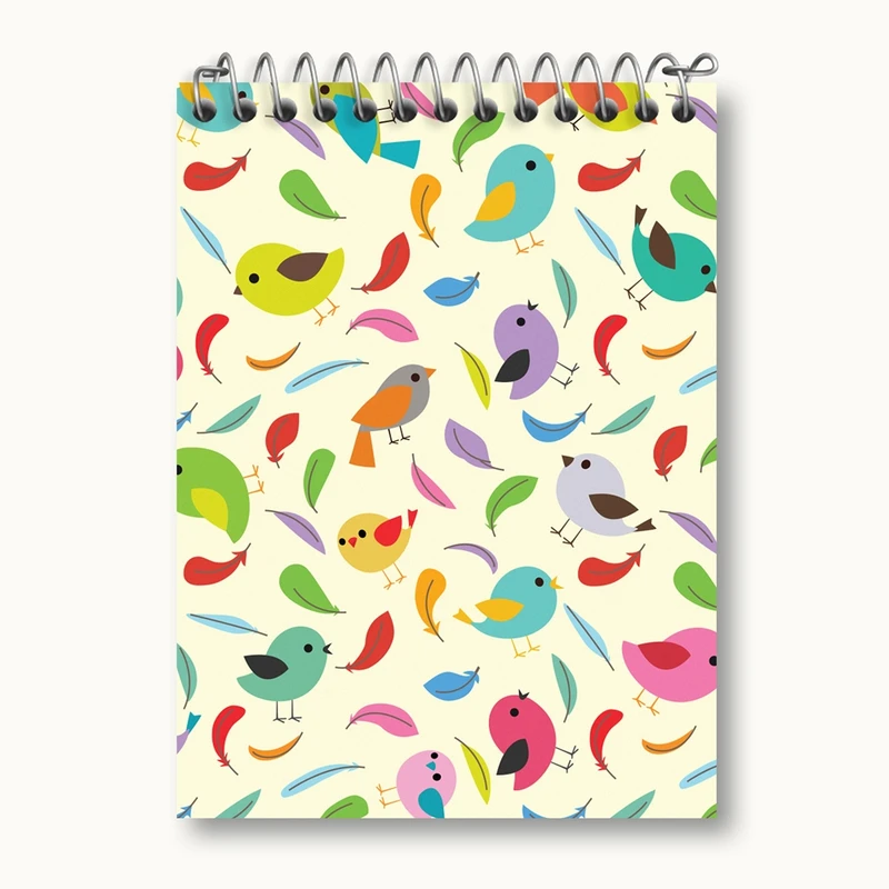 دفتر یادداشت 50 برگ خندالو مدل پرنده کد 5114