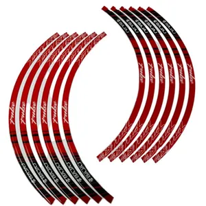پد برچسب دور رینگ موتور سیکلت وارون مدل W-17-RD مناسب برای پالس بسته 12 عددی  