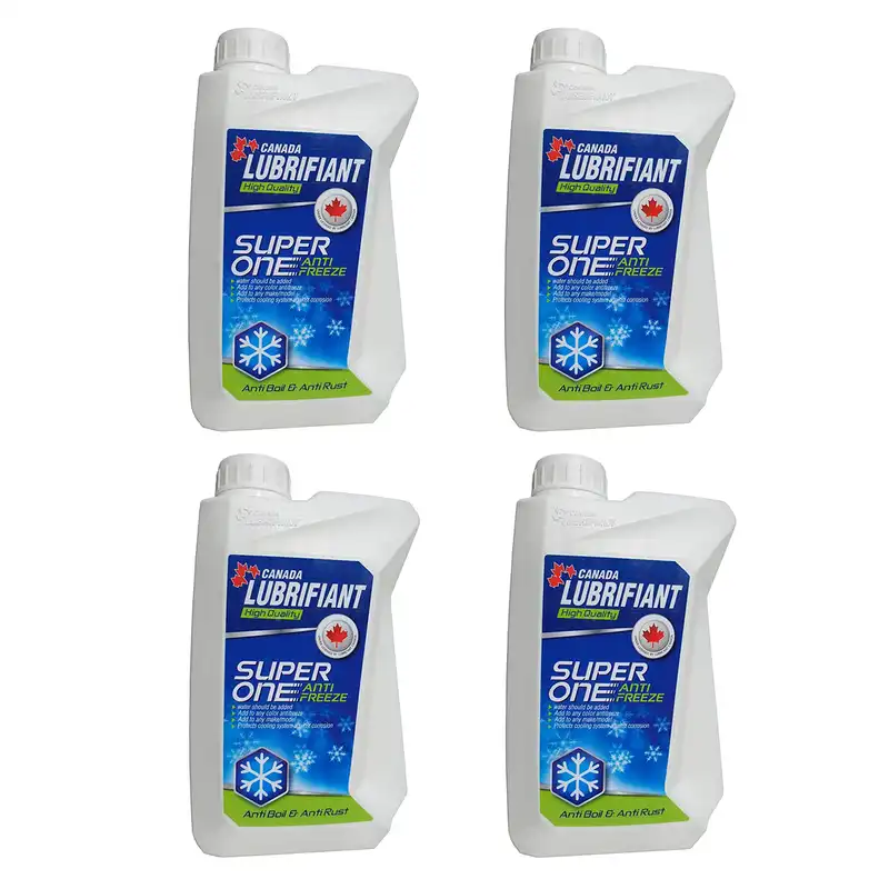 ضد یخ خودرو کانادا لوبریفنت مدل Super One حجم 1 لیتر بسته 4 عددی