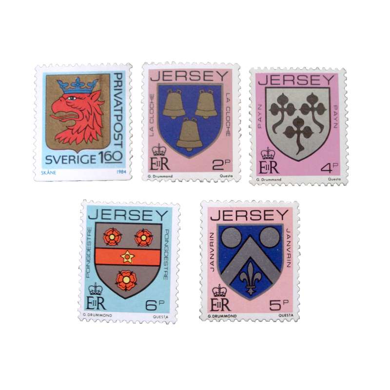 تمبر یادگاری مدل تاریخی کد DS1924 مجموعه 5 عددی