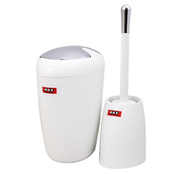 ست سطل زباله و فرچه مکس مدل mx- 03