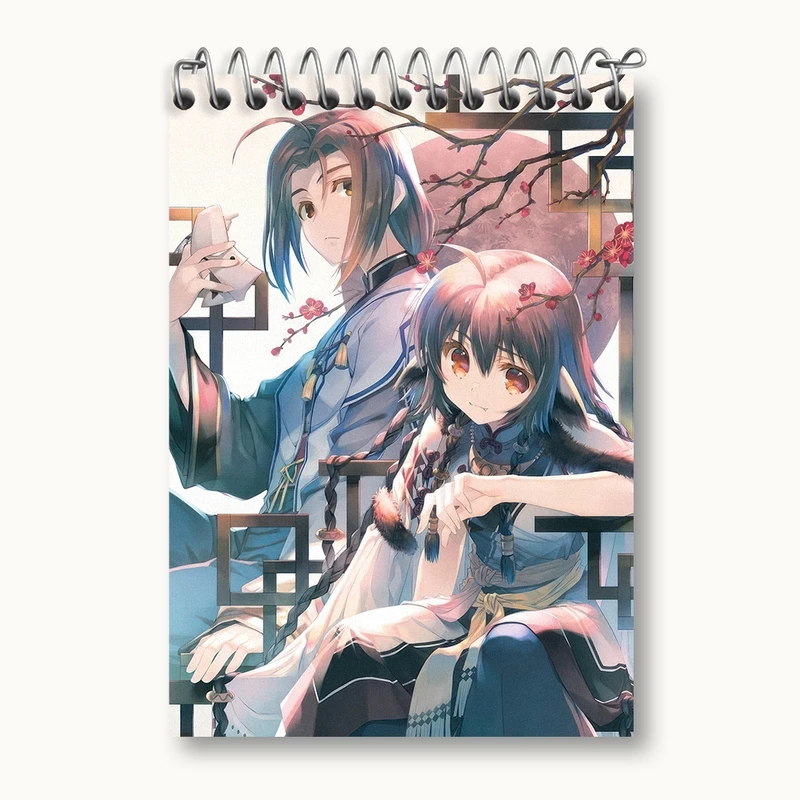 دفتر یادداشت 50 برگ خندالو مدل بازی Utawarerumono کد 35383