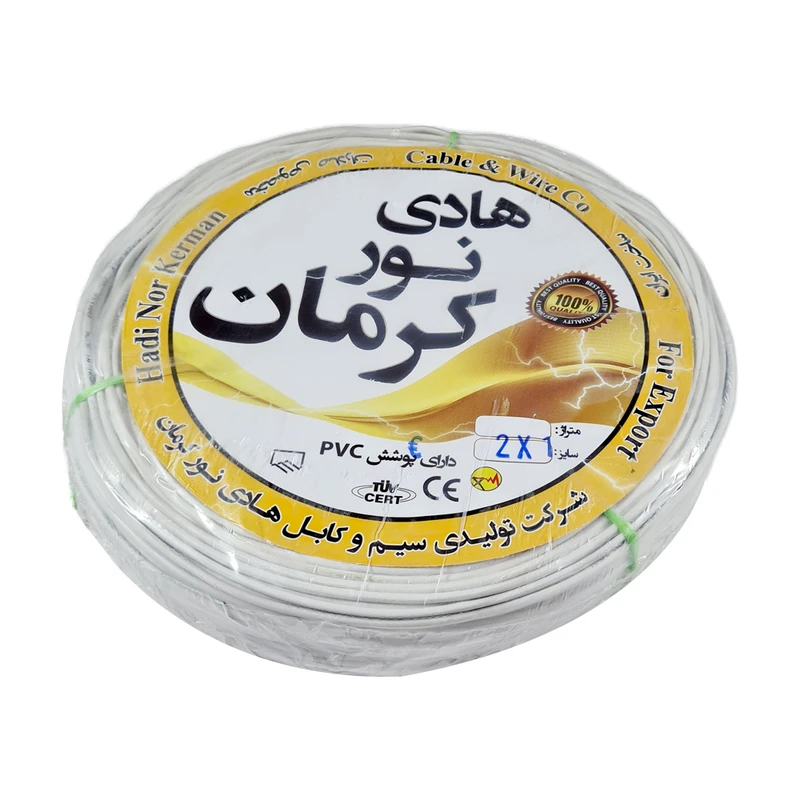 سیم برق افشان 2 در 1 هادی نور کرمان مدل نایلون کد NLC21