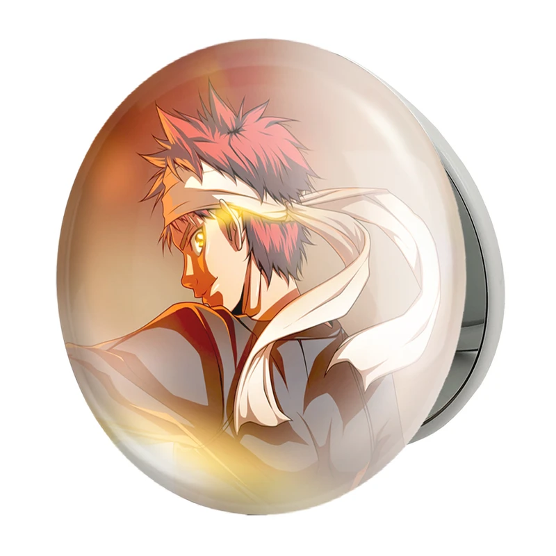 آینه جیبی خندالو طرح سوما انیمه جنگ غذاها Food Wars مدل تاشو کد 16989 