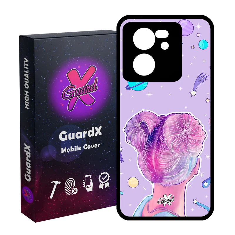 کاور گارد ایکس طرح Girl مدل Glass10112 مناسب برای گوشی موبایل شیائومی 13T/13T Pro/Redmi K60 Ultra