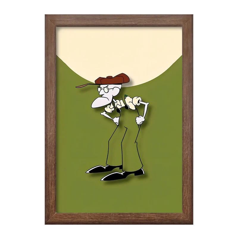 تابلو خندالو طرح شجاعت سگ ترسو (Courage the Cowardly Dog) کد F10806