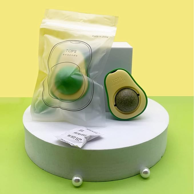 تشویقی دندانی گربه مدل آبنبات کت نیپ دار avo01