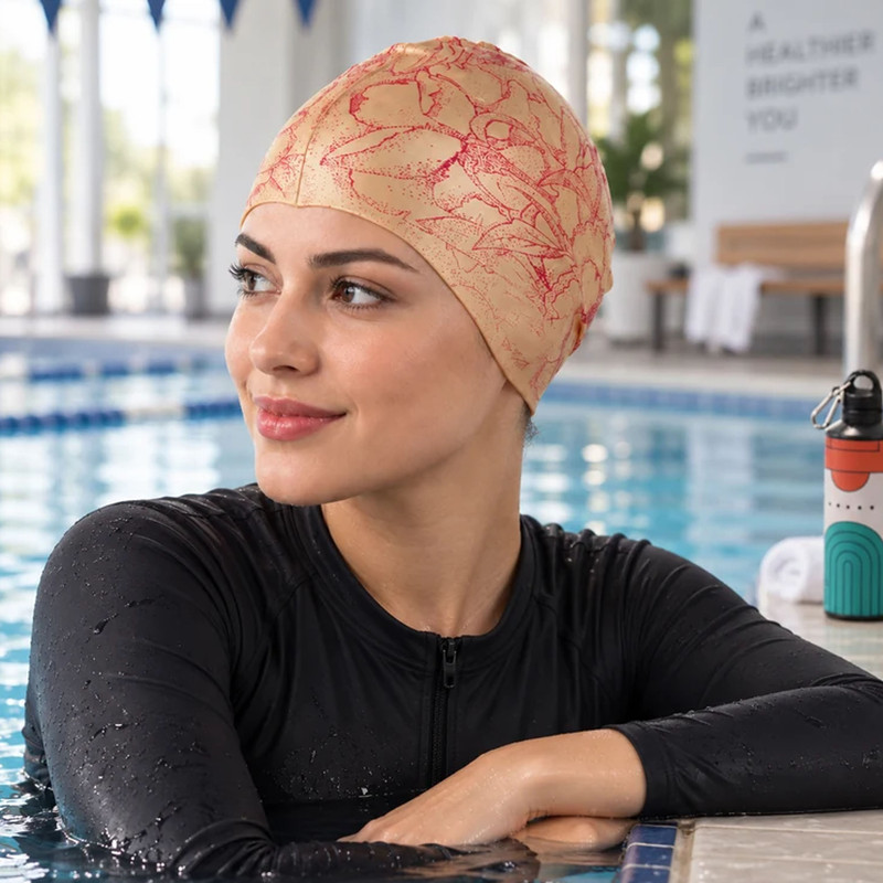 کلاه شنا مدل سیلیکونی کد Athletic_Pro
