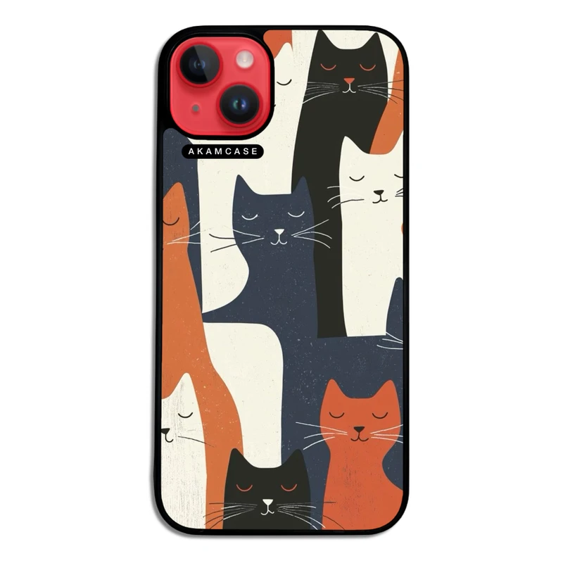کاور آکام مدل AMC-WA14PLUS-CATS-26 مناسب برای گوشی موبایل اپل iPhone 14 Plus