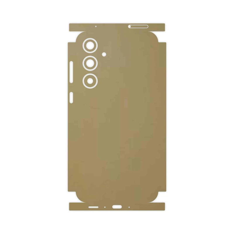 برچسب پوششی ماهوت مدل Matte-Gold-FullSkin مناسب برای گوشی موبایل سامسونگ Galaxy A35