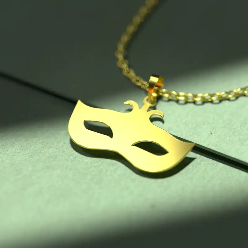 گردنبند طلا 18 عیار زنانه مدوپد مدل هالووین کد G3-1-1212