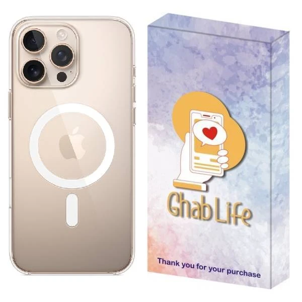 اور قاب لایف مدل مگ سیف طرح MGSAFE مناسب برای گوشی موبایل اپل iPhone 16 Pro Max