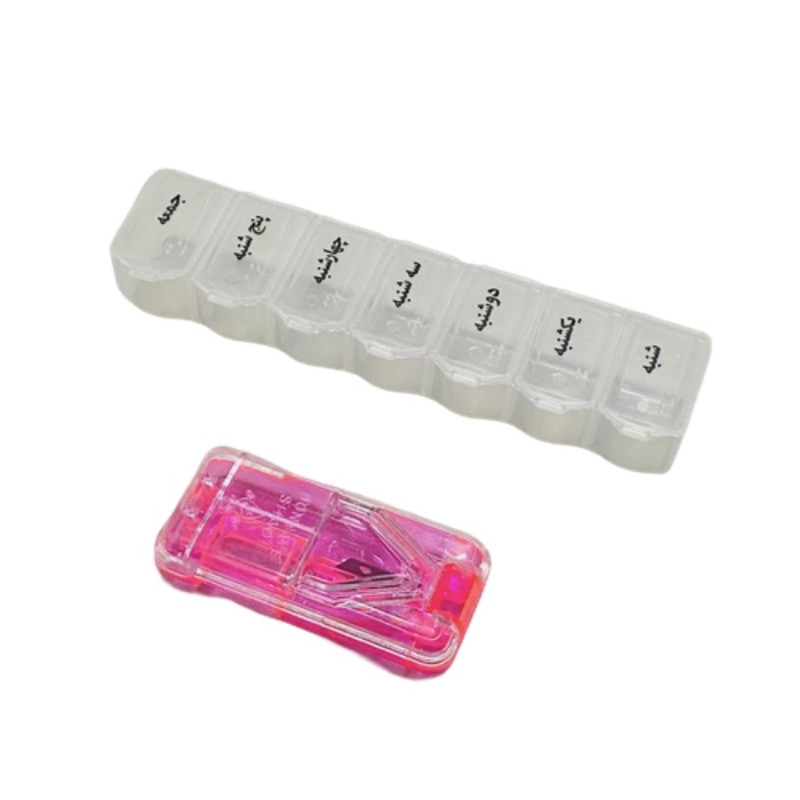 محفظه نگهداری قرص مدل FT به همراه دستگاه تقسیم قرص