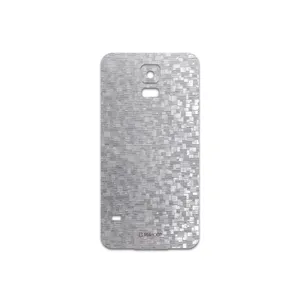 MAHOOT Silver-Silicon Cover Sticker for Samsung Galaxy S5