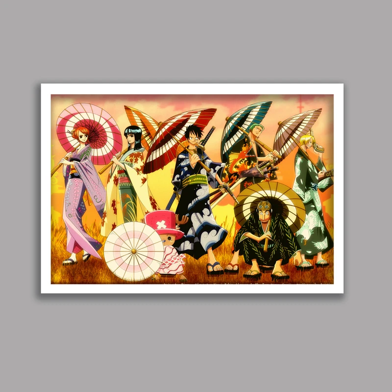 تابلو مدل انیمه وان پیس One Piece کد LA-G10499