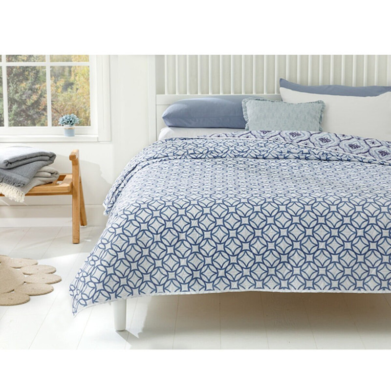 روتختی انگلیش هوم مدل Tribal Damask یک نفره سایز 220x160 سانتی متر