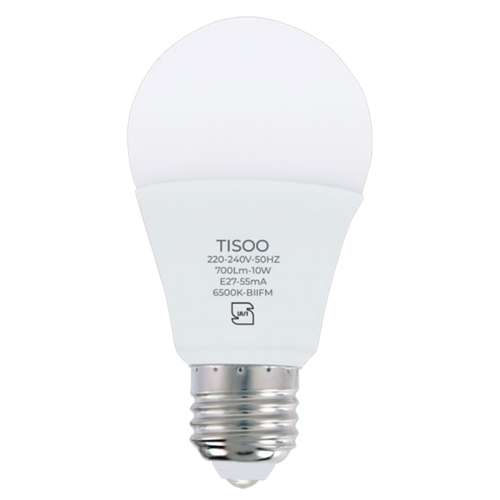 لامپ کم مصرف 10 وات تیسو مدل bulb پایه E27