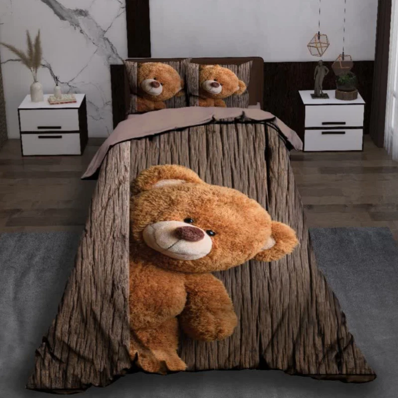 سرویس خواب یک نفره 5 تکه مدل سه بعدی تدی