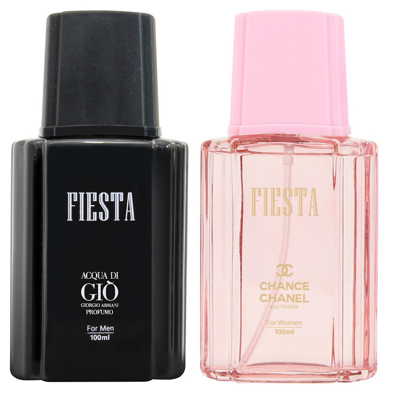 ادو پرفیوم زنانه فیستا مدل Chanel Chance Tendre حجم 100 میلی لیتر به همراه ادو پرفیوم مردانه فیستا مدل Acqua di Gio Profumo ادو پرفیوم زنانه فیستا مدل Chanel Chance Tendre حجم 100 میلی لیتر به همراه ادو پرفیوم مردانه فیستا مدل Acqua di Gio Profumo