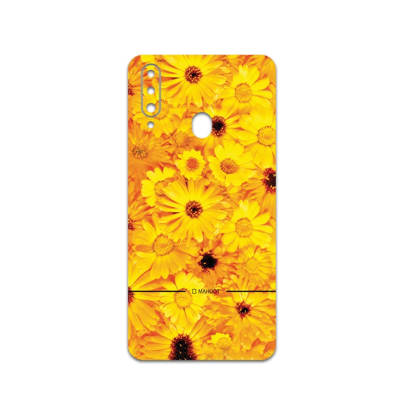 برچسب پوششی ماهوت مدل Yellow-Flower مناسب برای گوشی موبایل سامسونگ Galaxy A20s