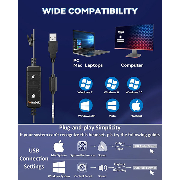 هدست تلفن وانتیک مدل UC602