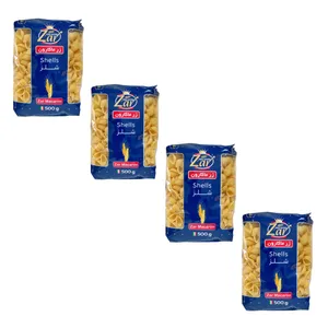 ماکارونی شلز زر ماکارون - 500 گرم بسته 4 عددی