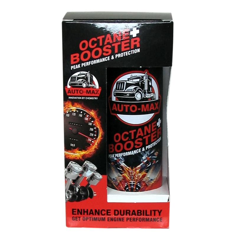 اکتان بوستر خودرو اتومکس مدل plus حجم 300 میلی لیتر