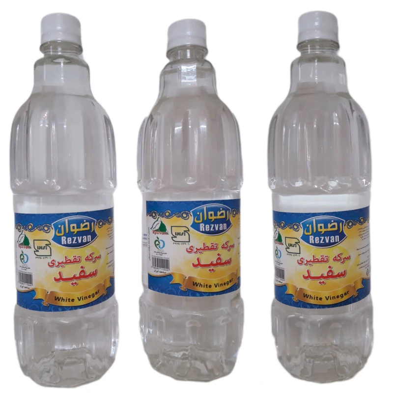 سرکه سفید رضوان - 1 لیتر بسته 3 عددی