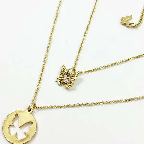 گردنبند زنانه سیکس مدل پروانه